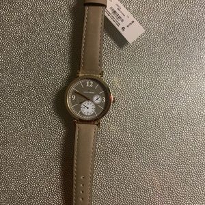 LUCKY BRAND Carmel Boyfriend Taupe Watch, 38mm